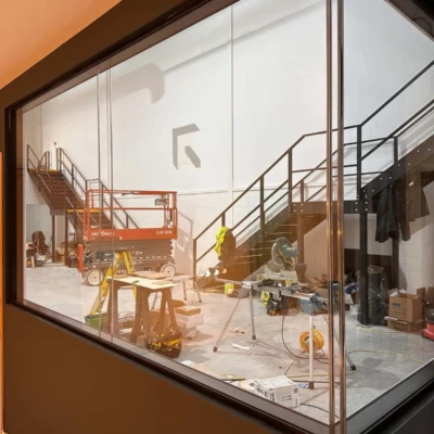 Frameless Partition Glass