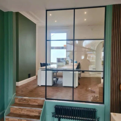 Glass Partition with Crittal